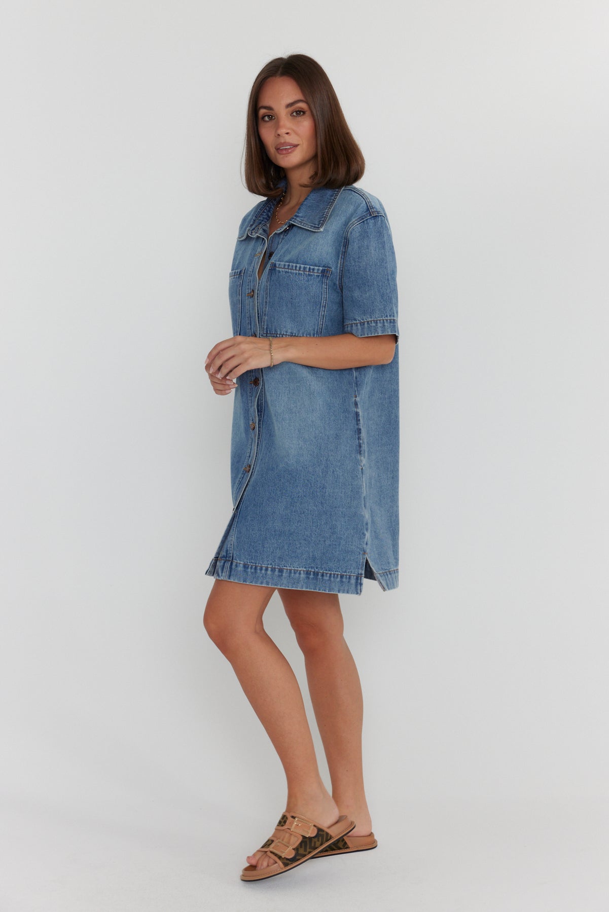 MILANO Dress Blue Denim