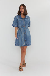 MILANO Dress Blue Denim