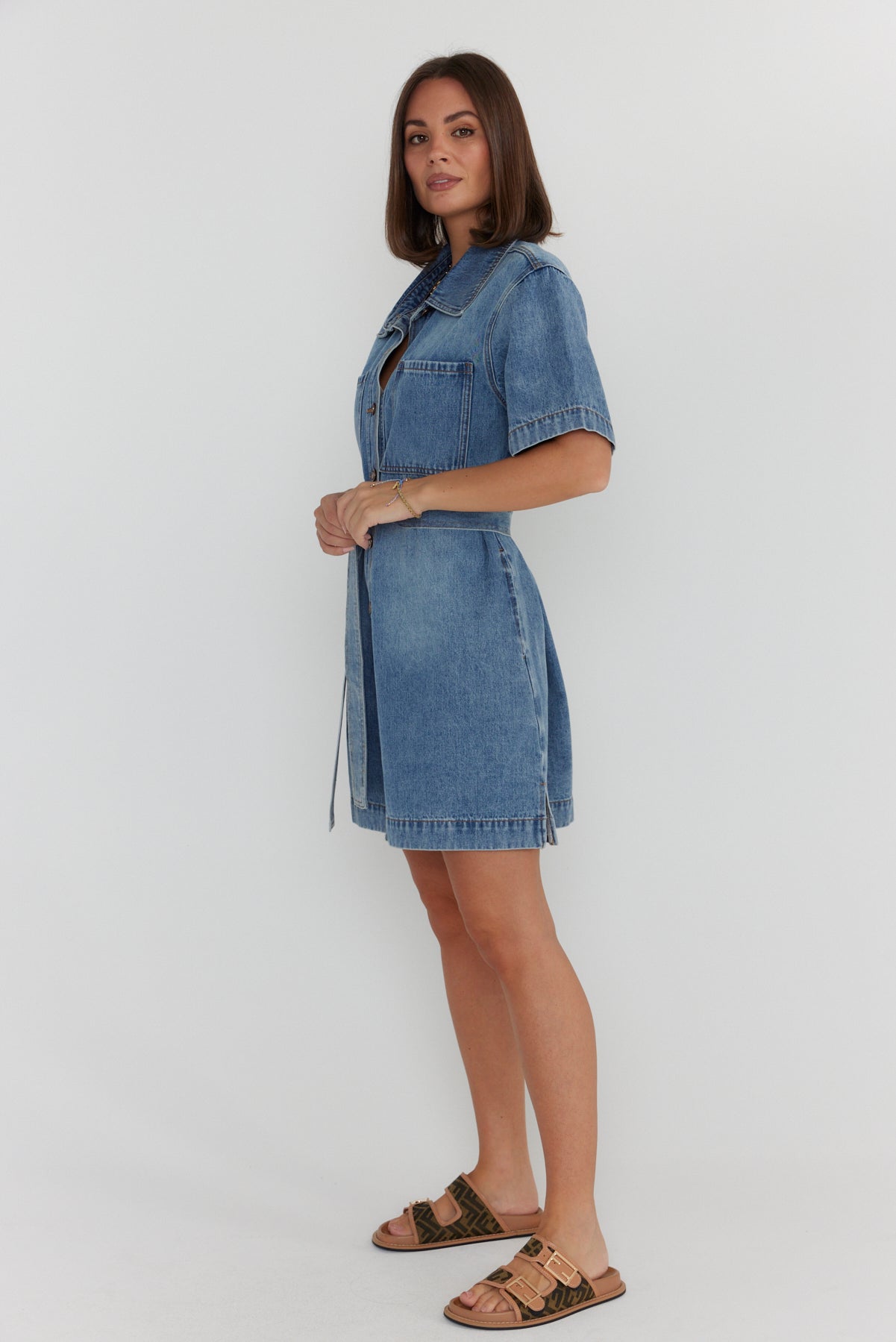 MILANO Dress Blue Denim