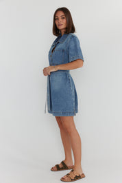 MILANO Dress Blue Denim