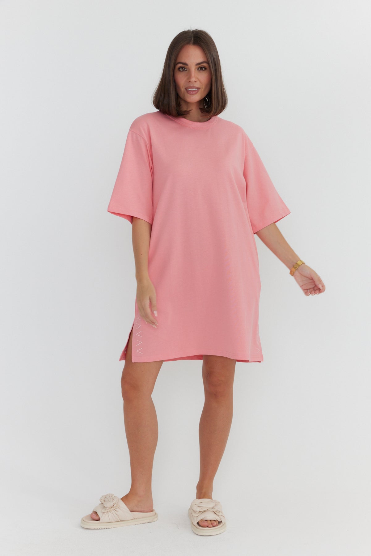 CALEB Dress Pink Coral