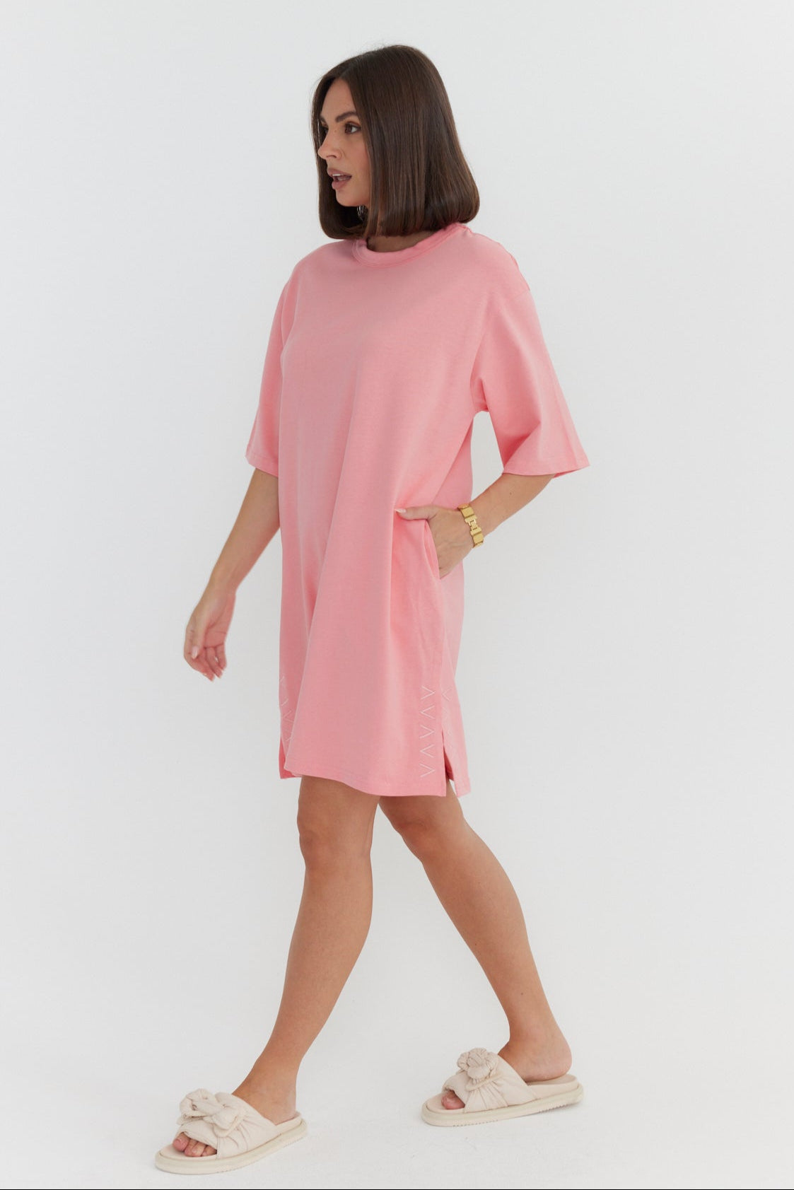 CALEB Dress Pink Coral