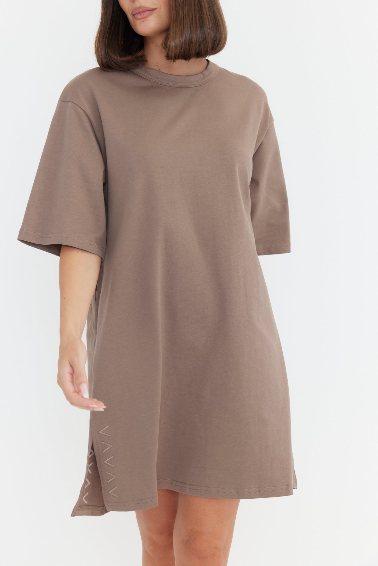 CALEB Dress Mocha Mousse