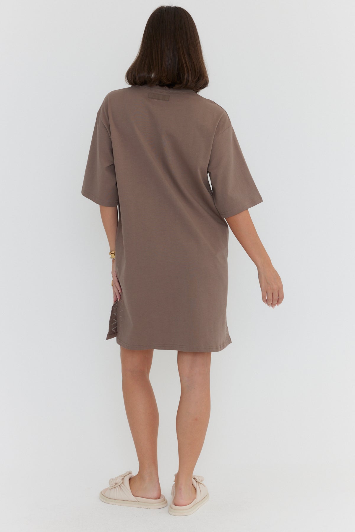 CALEB Dress Mocha Mousse