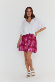 LUSTA Pink Tie Dye Skirt