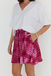 LUSTA Pink Tie Dye Skirt