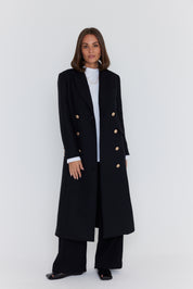 RUSSIAN Coat Black