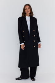 RUSSIAN Coat Black