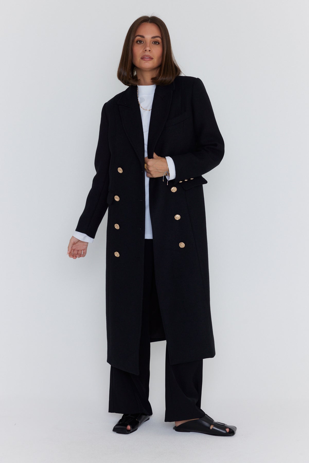 RUSSIAN Coat Black