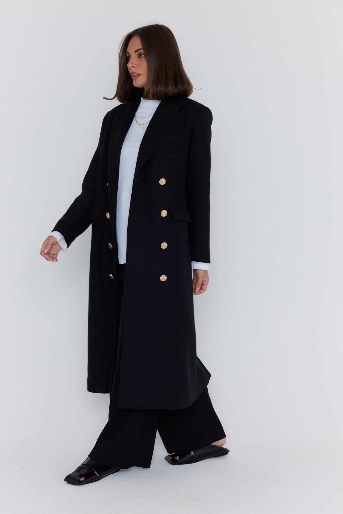 RUSSIAN Coat Black