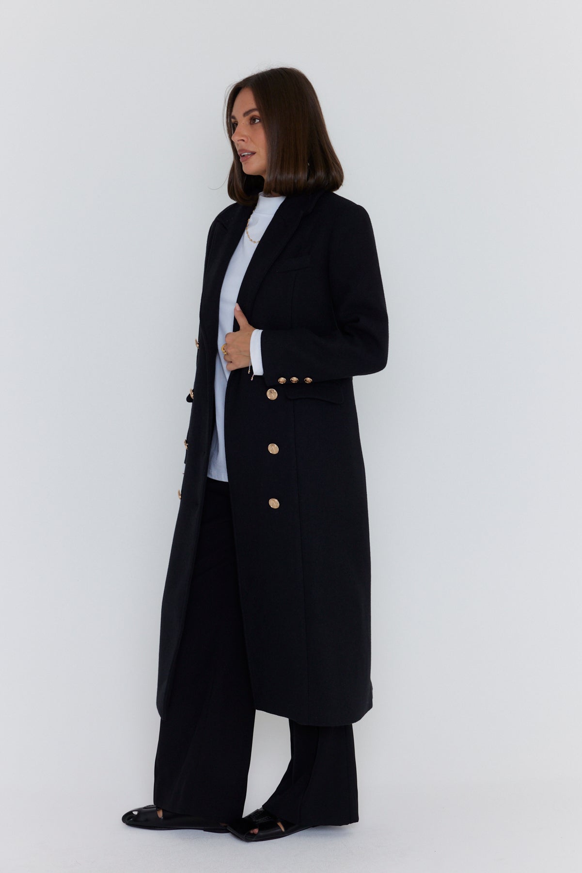 RUSSIAN Coat Black