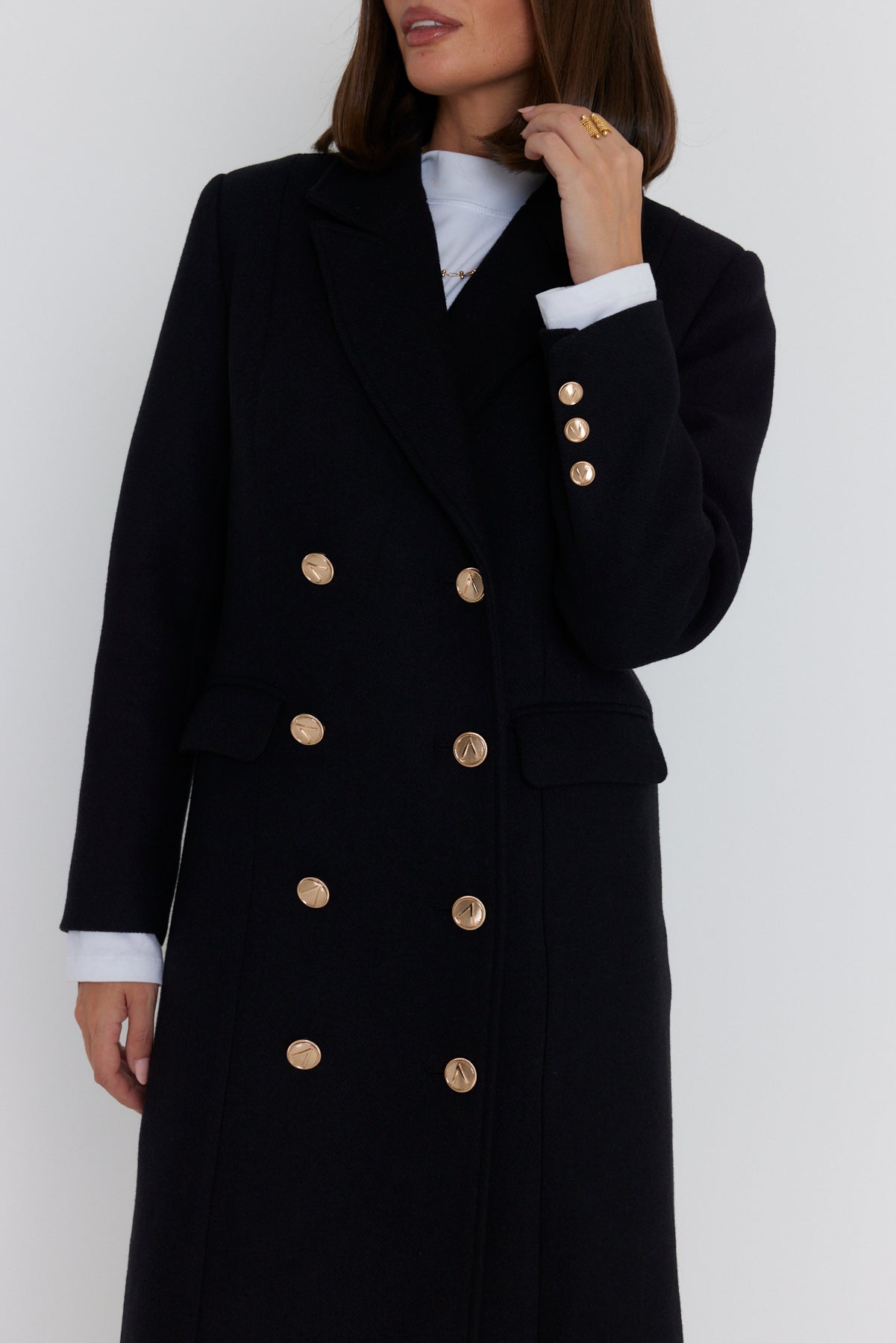 RUSSIAN Coat Black