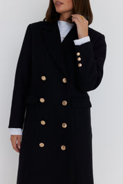 RUSSIAN Coat Black