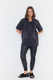 BECKHAM Shirt Black Denim