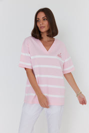 JASPER V T-Shirt Pink