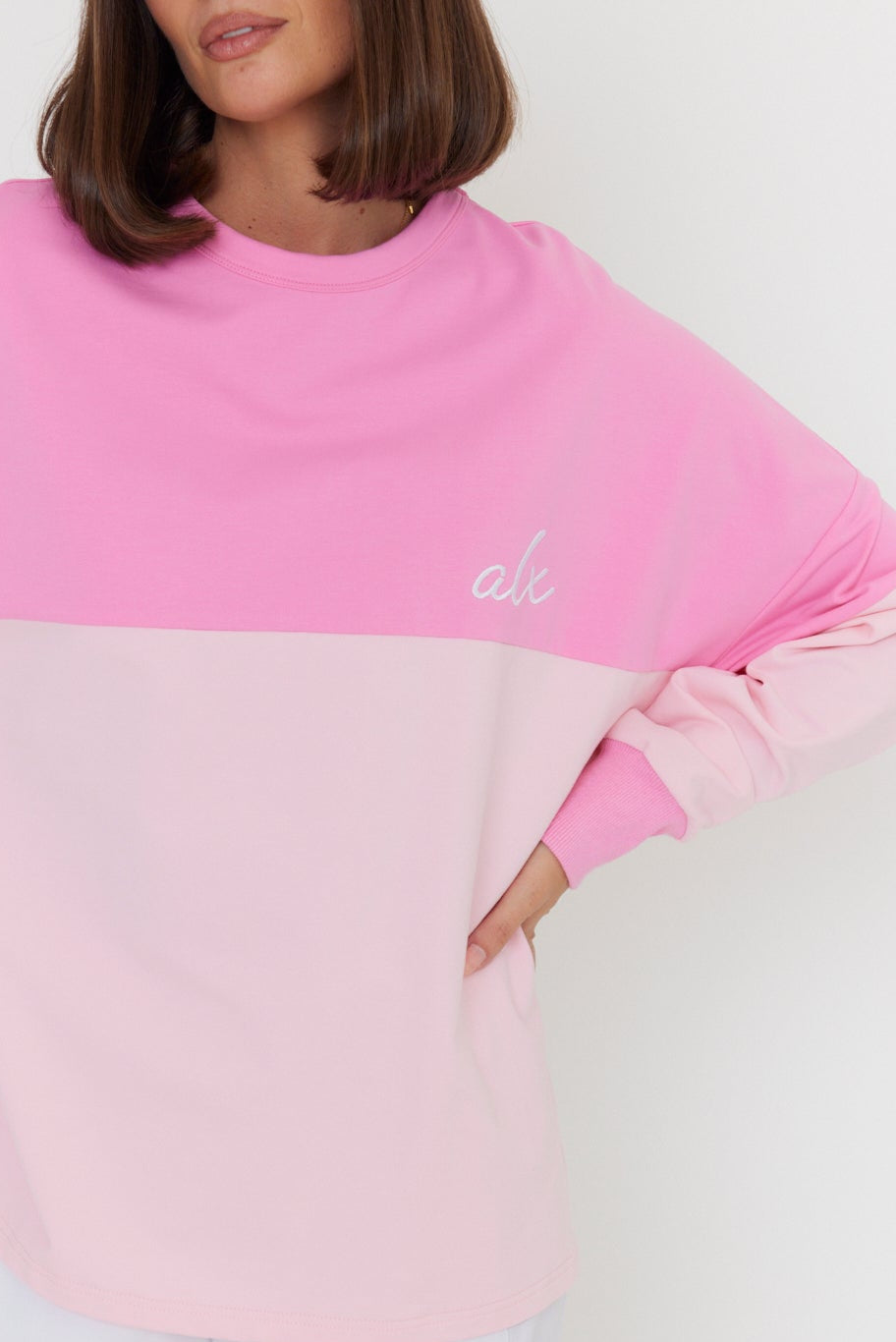 SIA Long Sleeve Top Pink/Pink