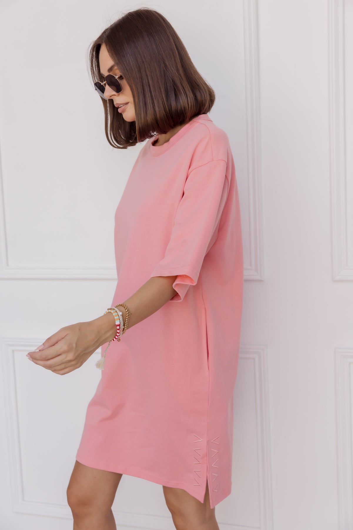 CALEB Dress Pink Coral