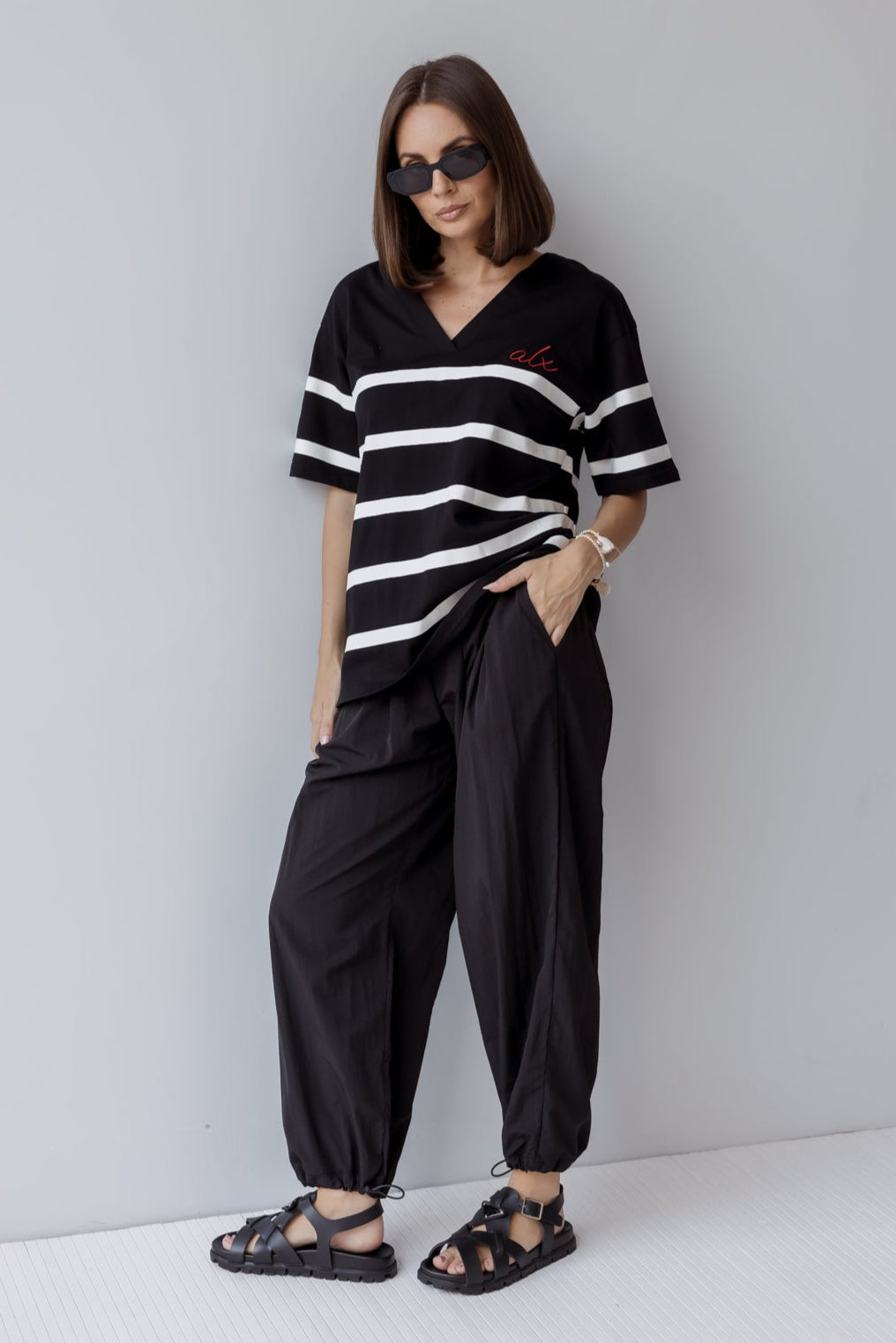 REM Pants Black – A L E X A N D R A