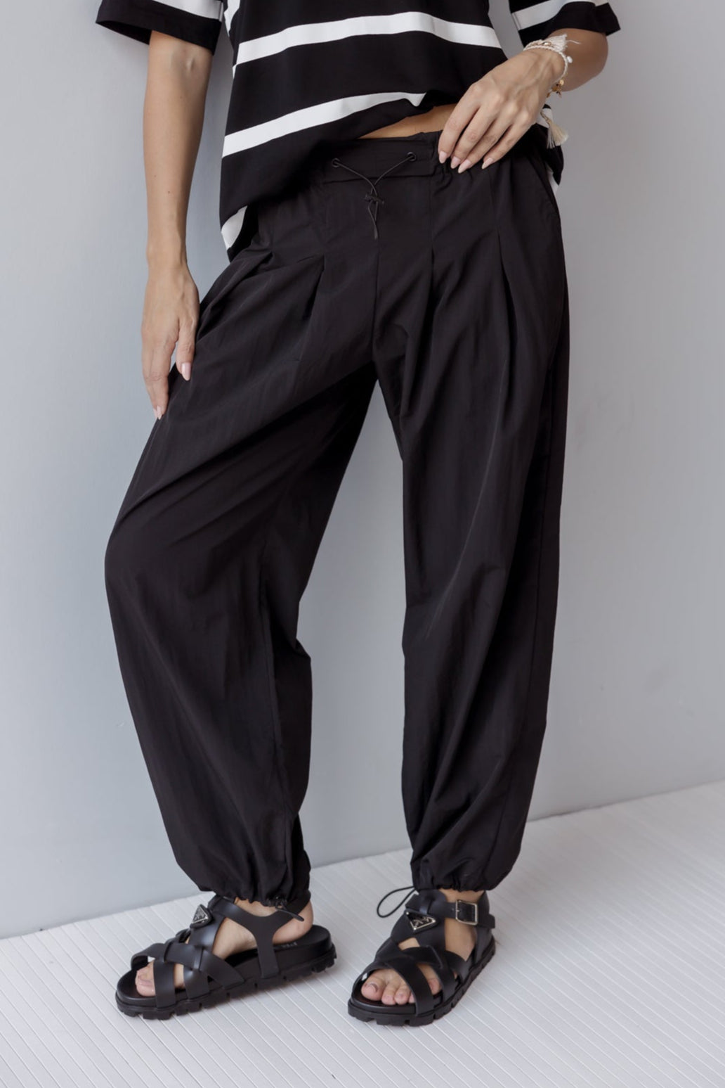 REM Pants Black – A L E X A N D R A