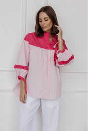 RENNOX Blouse Watermelon & Pink