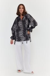 DANILL Blouse Leopard Print