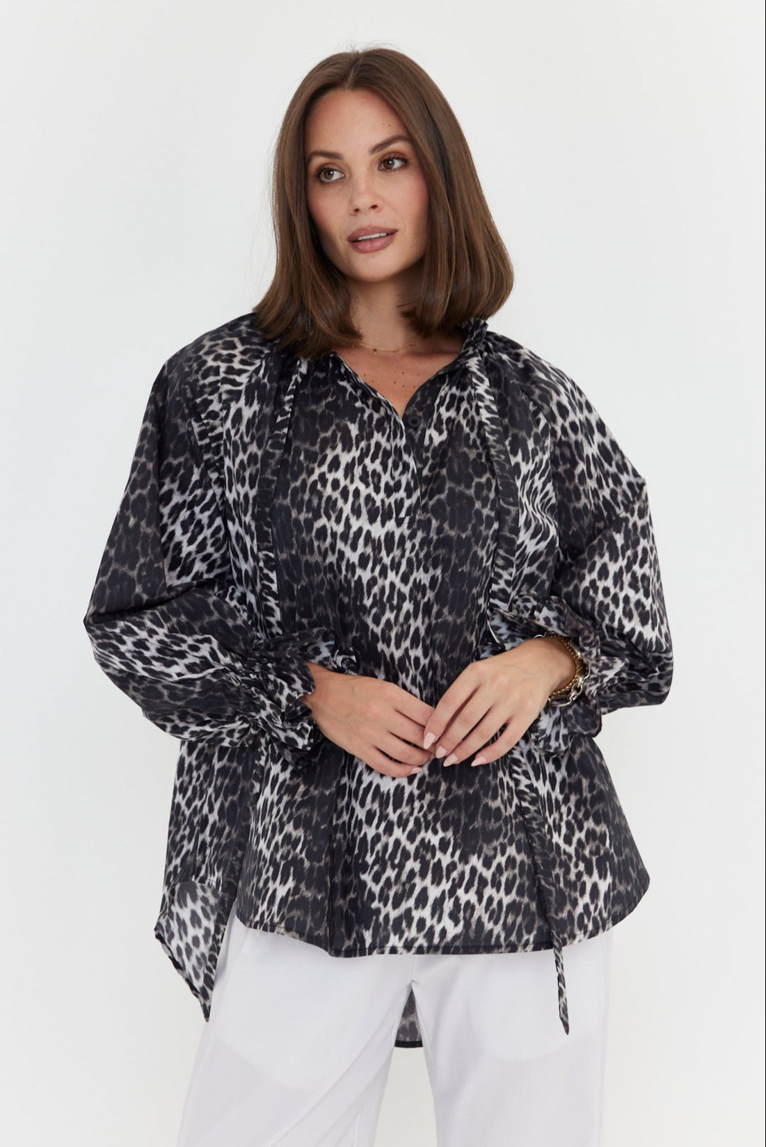 DANILL Blouse Leopard Print