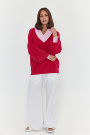 VISSY Knit Jumper Pink/Pink