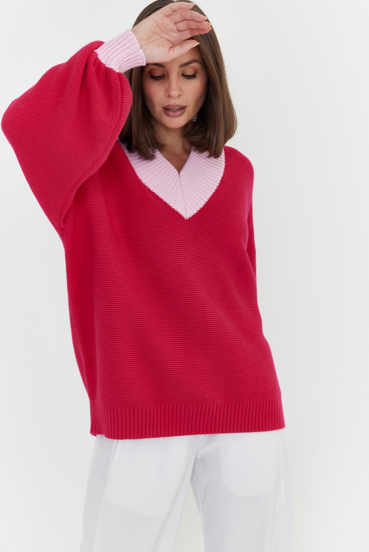 VISSY Knit Jumper Pink/Pink