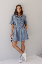 MILANO Dress Blue Denim