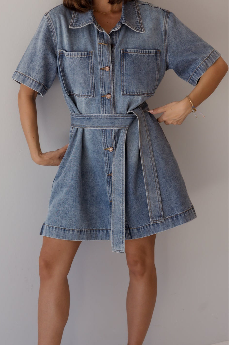 MILANO Dress Blue Denim