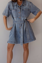 MILANO Dress Blue Denim