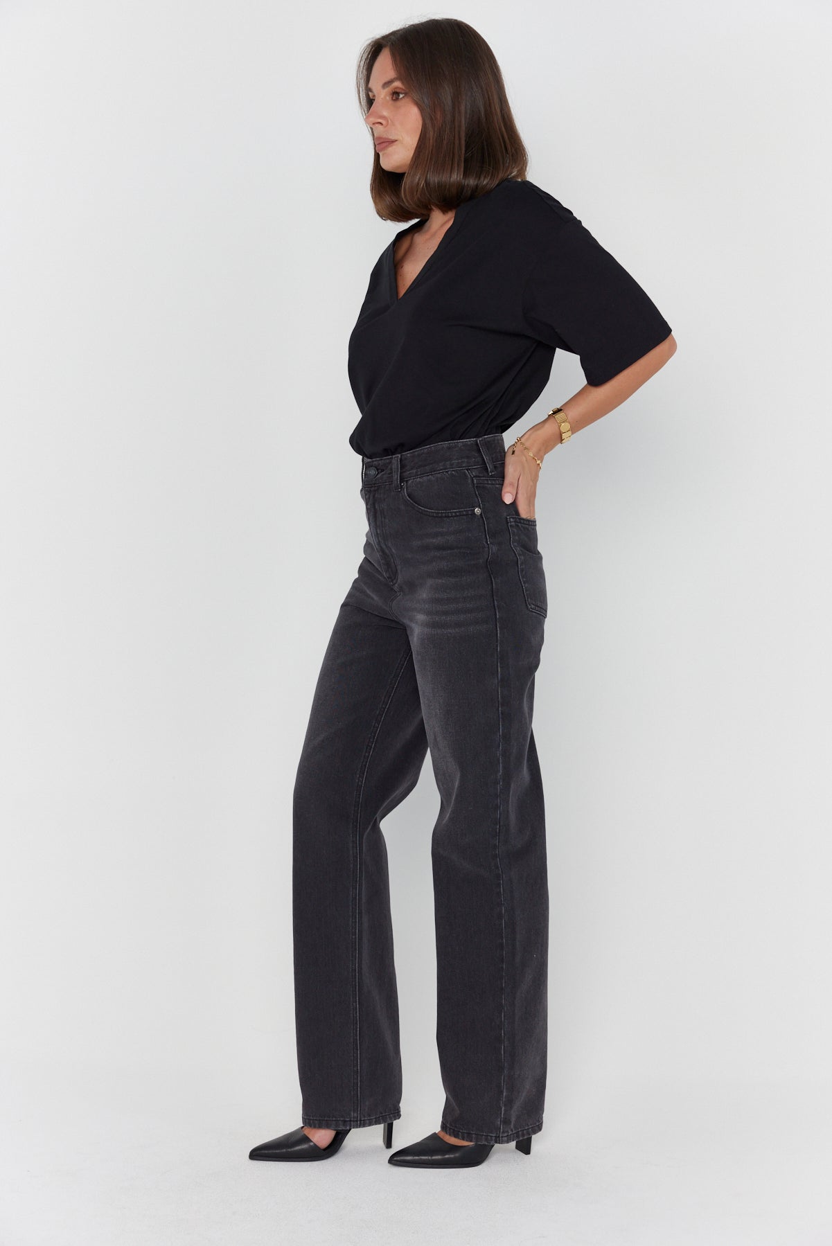 KALANI Jeans Black Denim