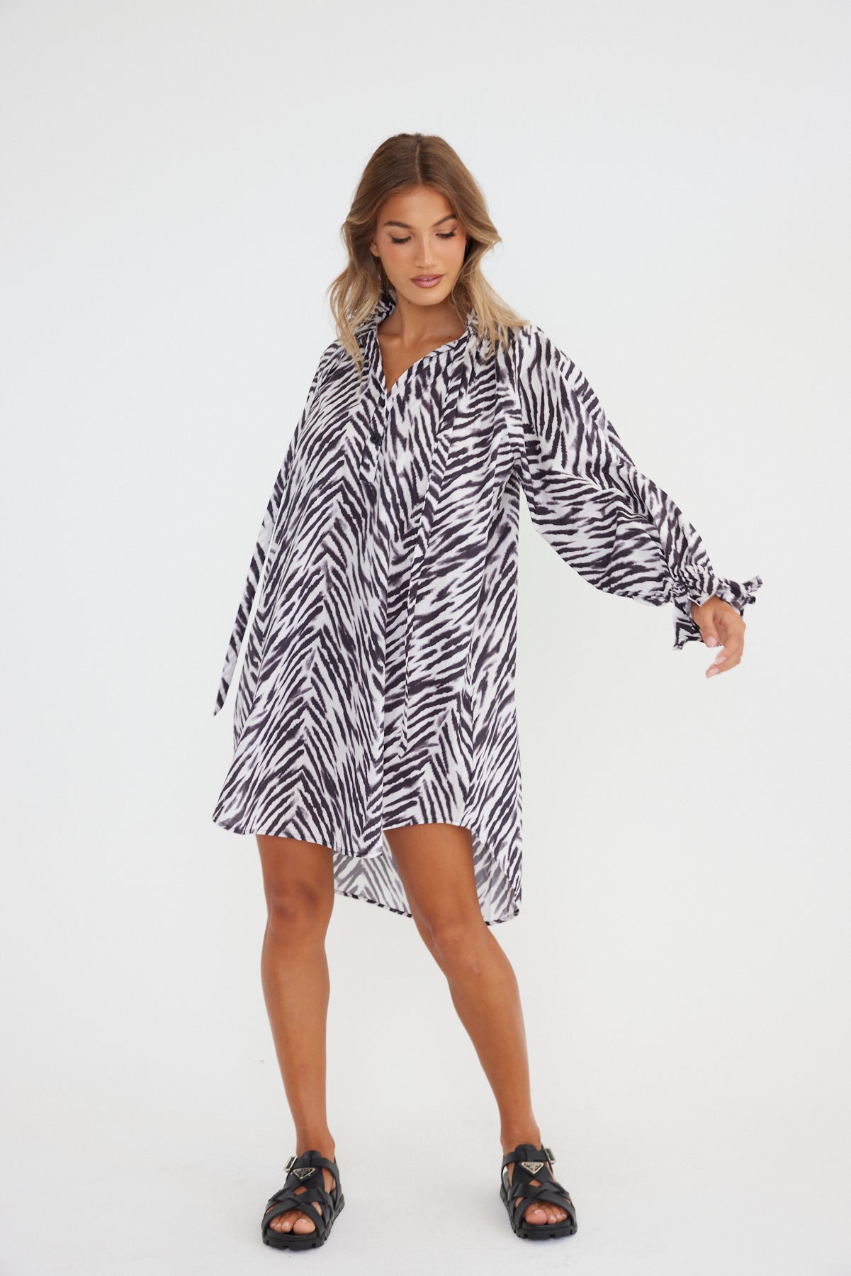 LYCIUM Dress Abstract Animal