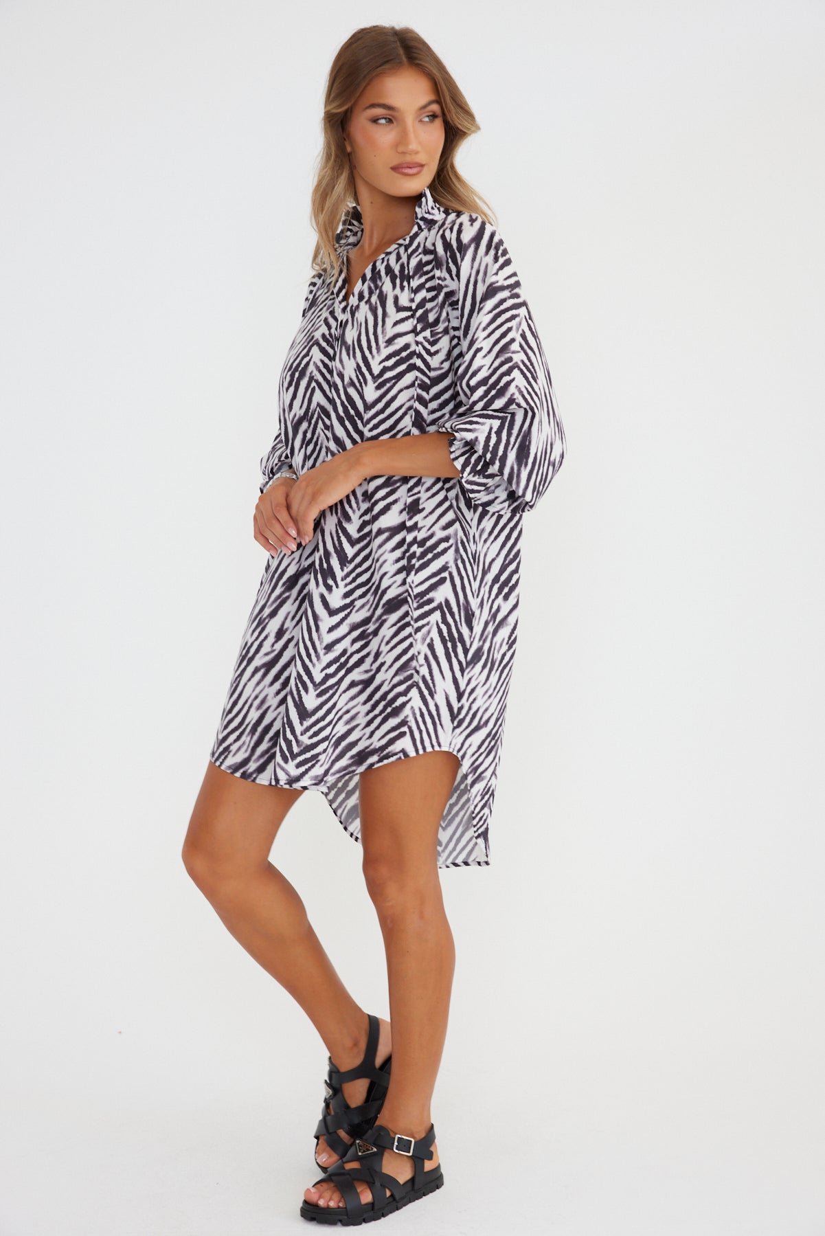 LYCIUM Dress Abstract Animal