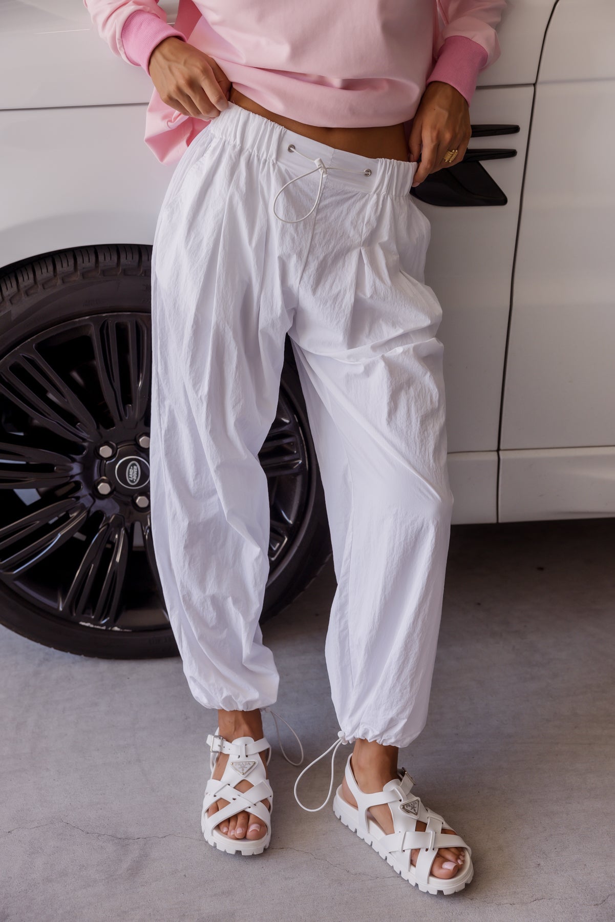 REM Pants White