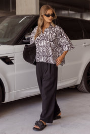 SERAPHIN Shirt Abstract Animal