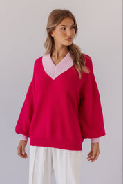 VISSY Knit Jumper Pink/Pink