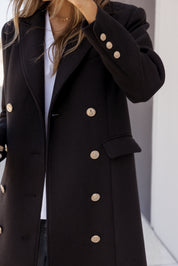 RUSSIAN Coat Black