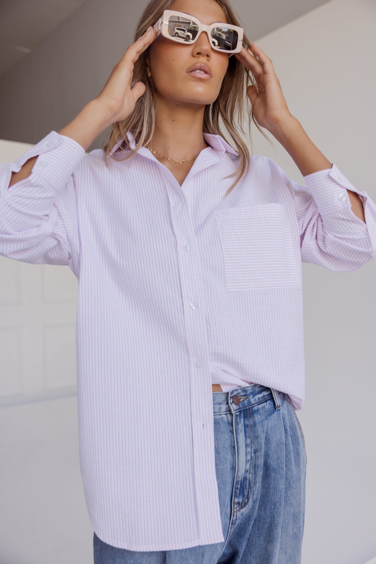 YASMIN Shirt Pink Stripe