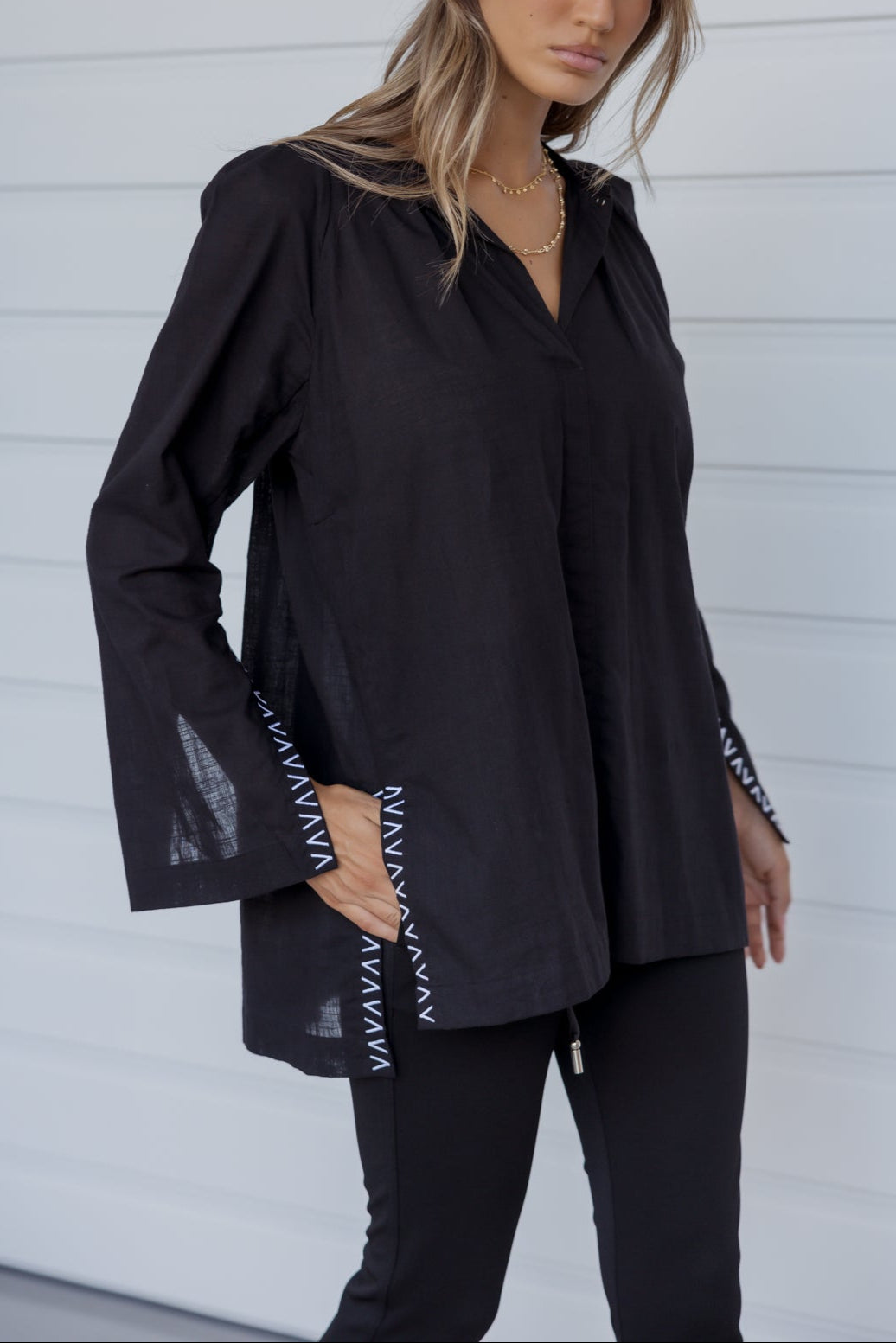 ARGENTO Blouse Black