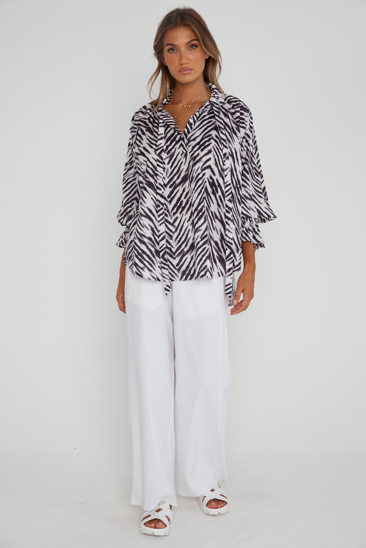 DANILL Blouse Abstract Animal