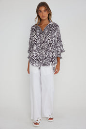 DANILL Blouse Abstract Animal