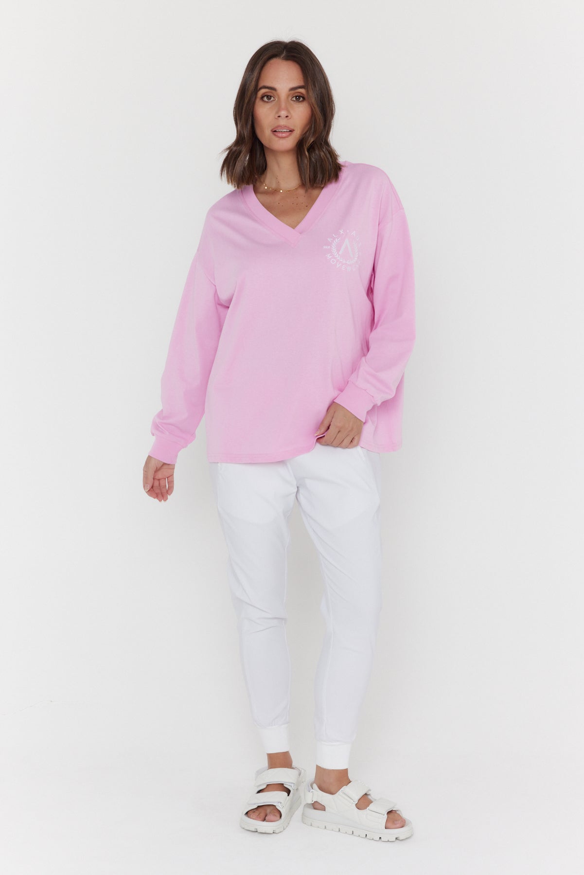 JOSSY Long Sleeve Top Pink