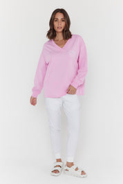 JOSSY Long Sleeve Top Pink