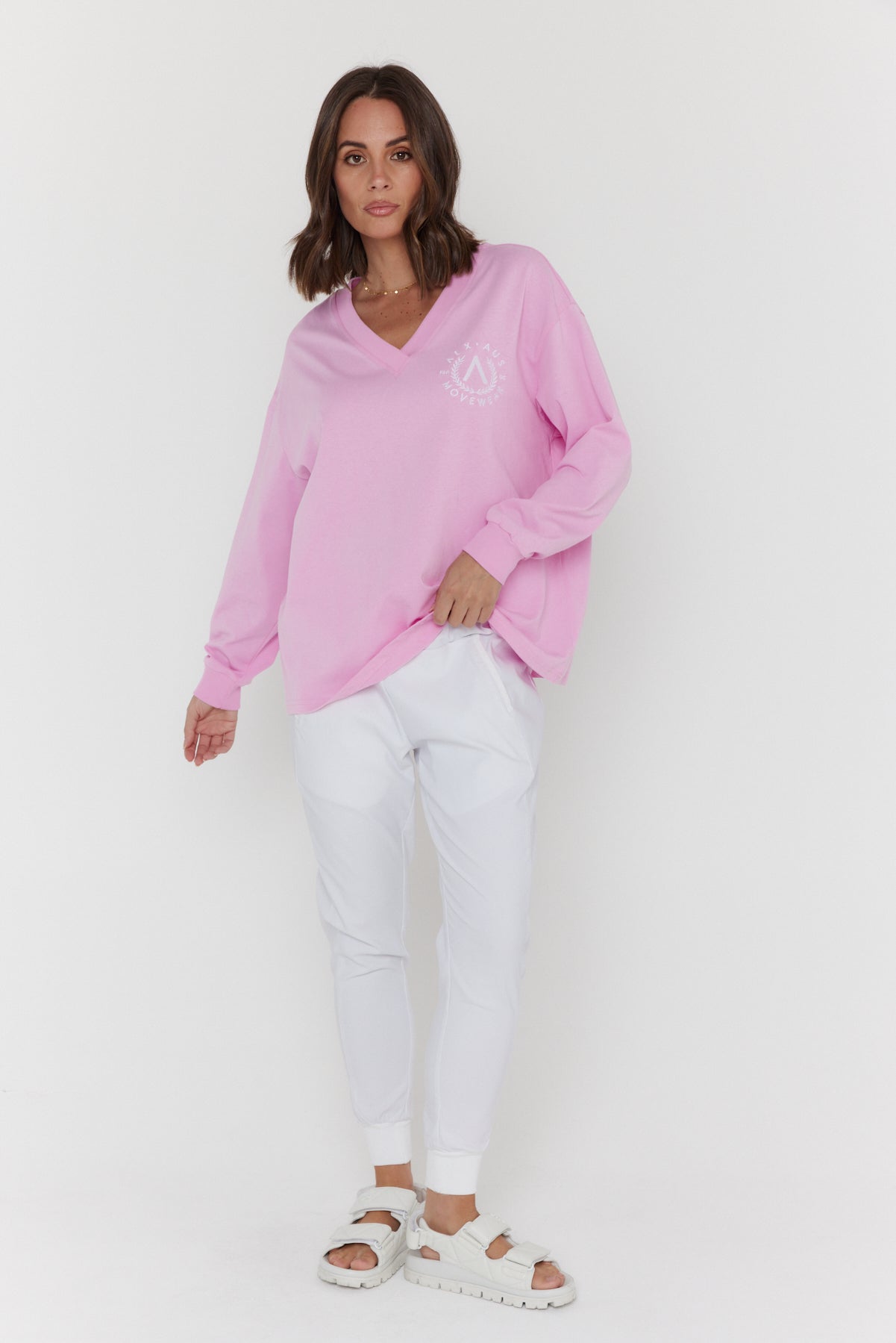 JOSSY Long Sleeve Top Pink