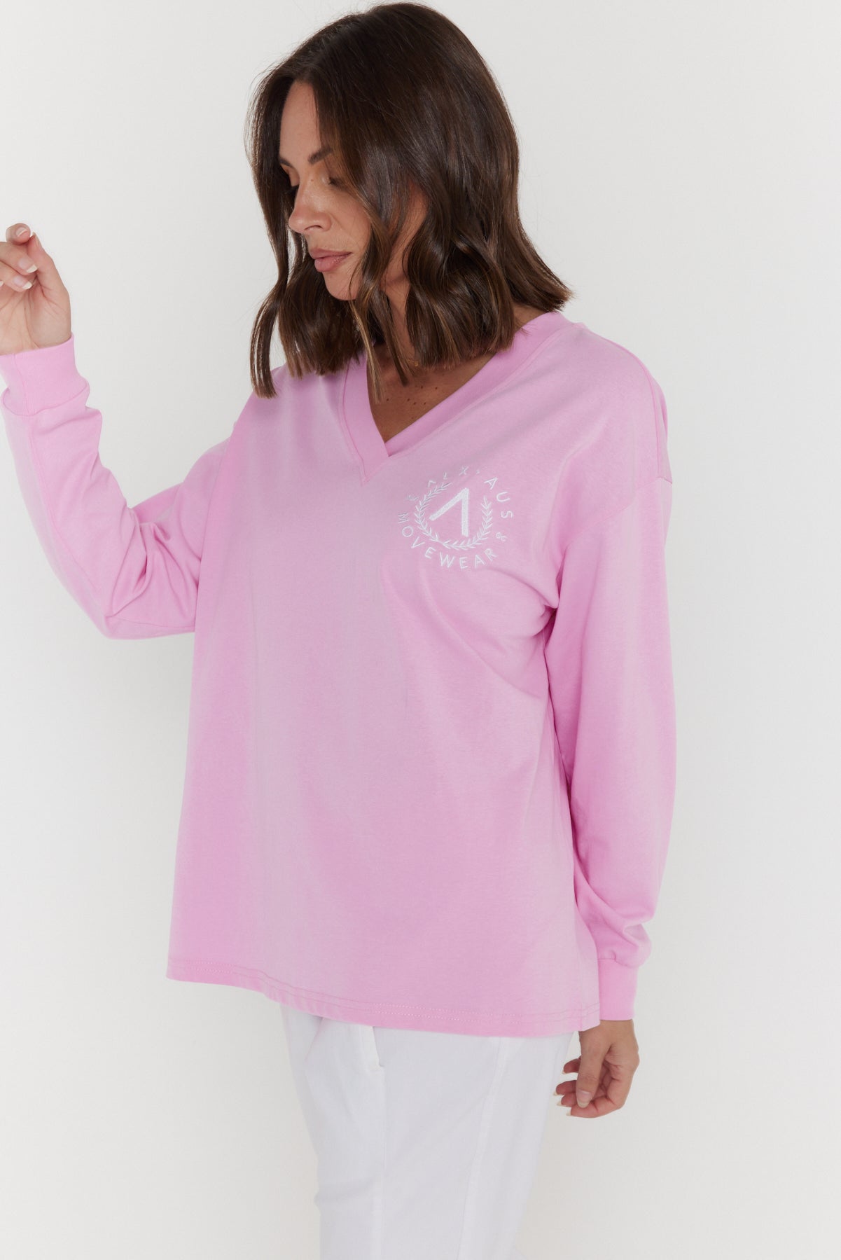 JOSSY Long Sleeve Top Pink