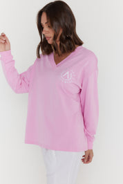 JOSSY Long Sleeve Top Pink