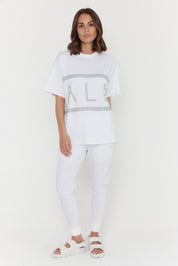 VEGAS T-Shirt White/Grey
