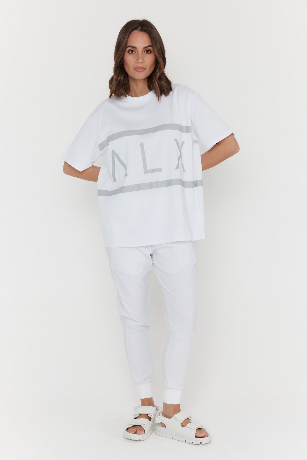 VEGAS T-Shirt White/Grey