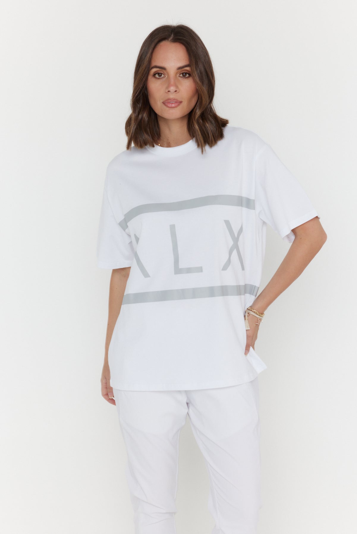VEGAS T-Shirt White/Grey